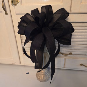 Bow for Wreath or Lantern or Gift or Mailbox or Outdoor Post or as an Attachment Great for Home or Business or on a Mantle or On a Staircase image 8