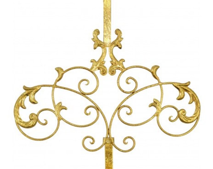 Gold Metal Wreath Hanger Etsy