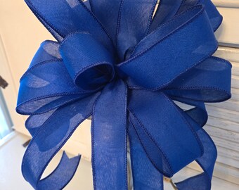 Bow for Wreath or Lantern or Gift or Mailbox or Outdoor Post or as an Attachment Great for Home or Business or on a Mantle or On a Staircase