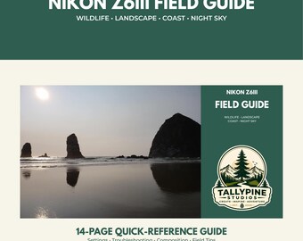 Nikon Z6III Feldführer | Tierwelt, Landschaft, Küste, Nachthimmel (Digitaler Download)