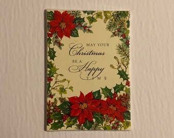 Vintage 1980s Christmas Cards (5 cards)