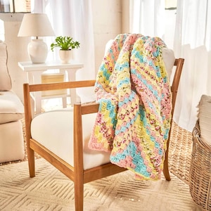 Pastel Bloom Blanket Crochet Pattern PDF, Floral Crochet Blanket, Colorful Granny Square Throw, Flower Afghan Digital Download