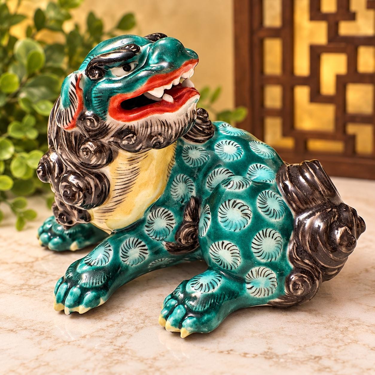 Vintage Lion Pottery - Etsy