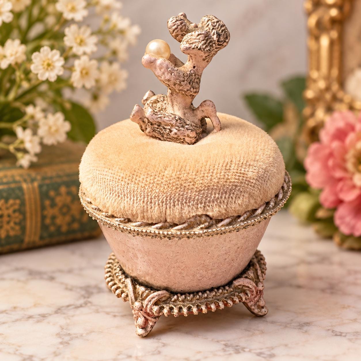 Vintage Florenza Trinket Box - Etsy