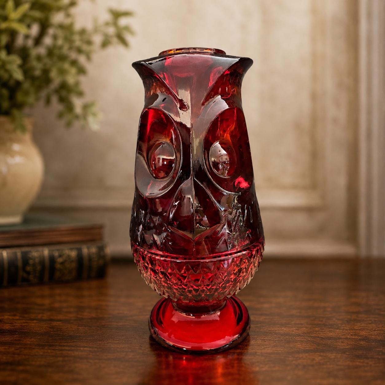 Vintage Fenton Glass Ruby Red - Etsy