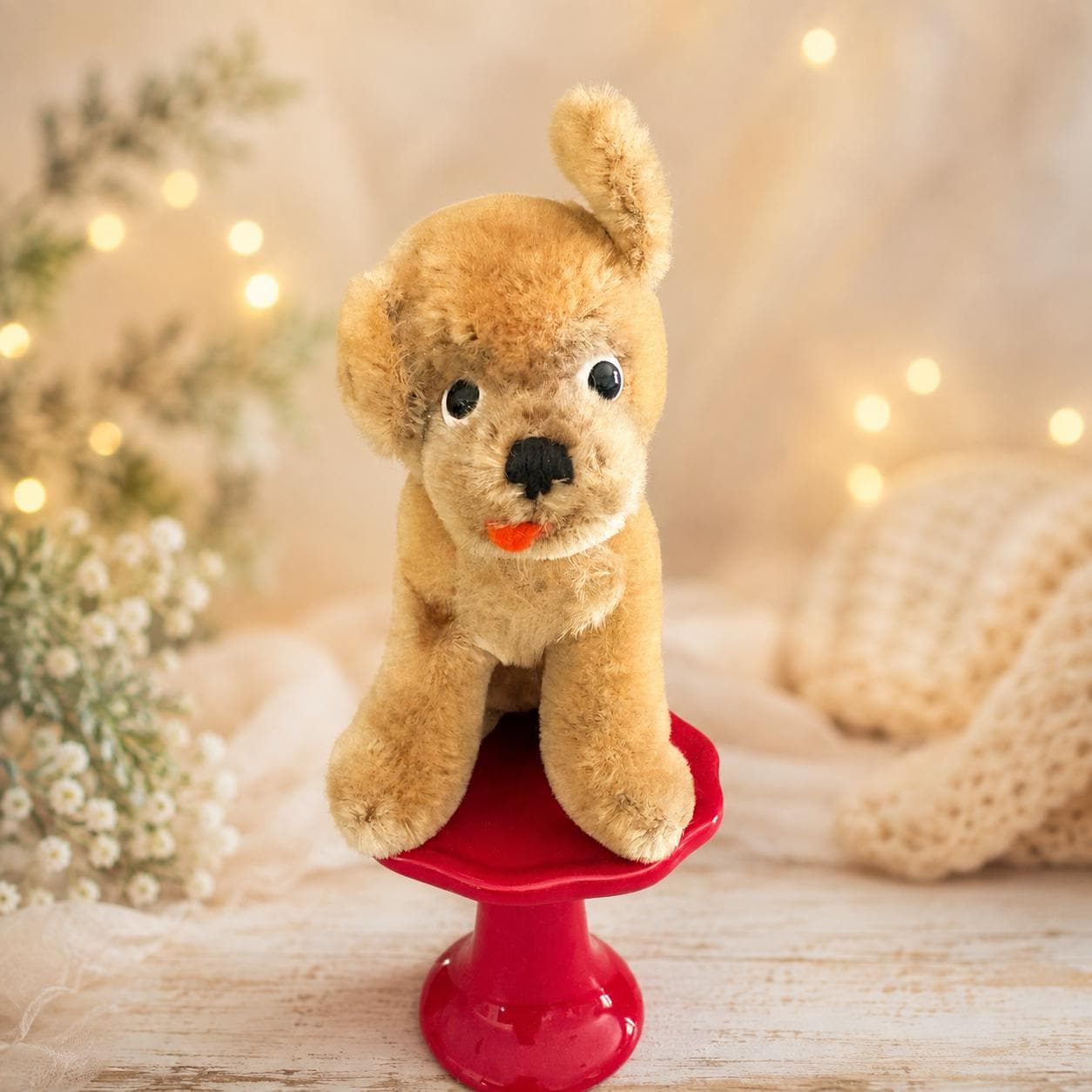Vintage Steiff Dog - Etsy