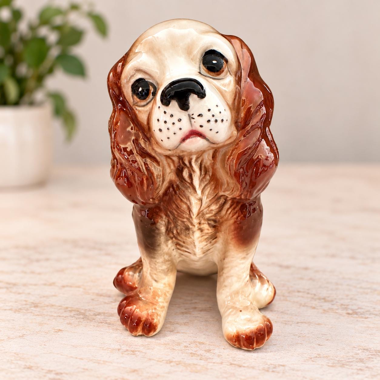 Dog Cocker Spaniel Figurine - Etsy