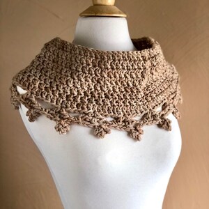 Shamrock Cowl, Neck warmer, Shamrock Scarf, Handmade, Cowl