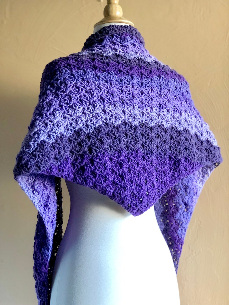Crochet Pattern // The Thistle Shawl Pattern | Etsy