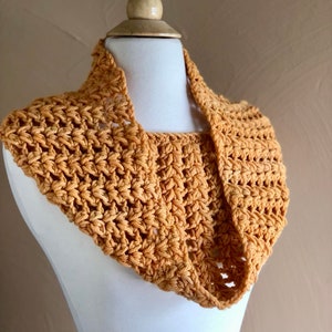 Puff Stitch Scarf, Chunky cowl