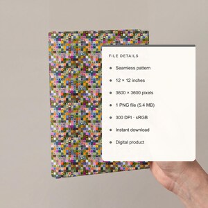 Theme-appropriate handheld patterned book beside verified PNG file details.