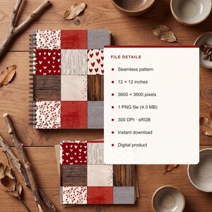 Theme-appropriate stationery set beside verified PNG file details.