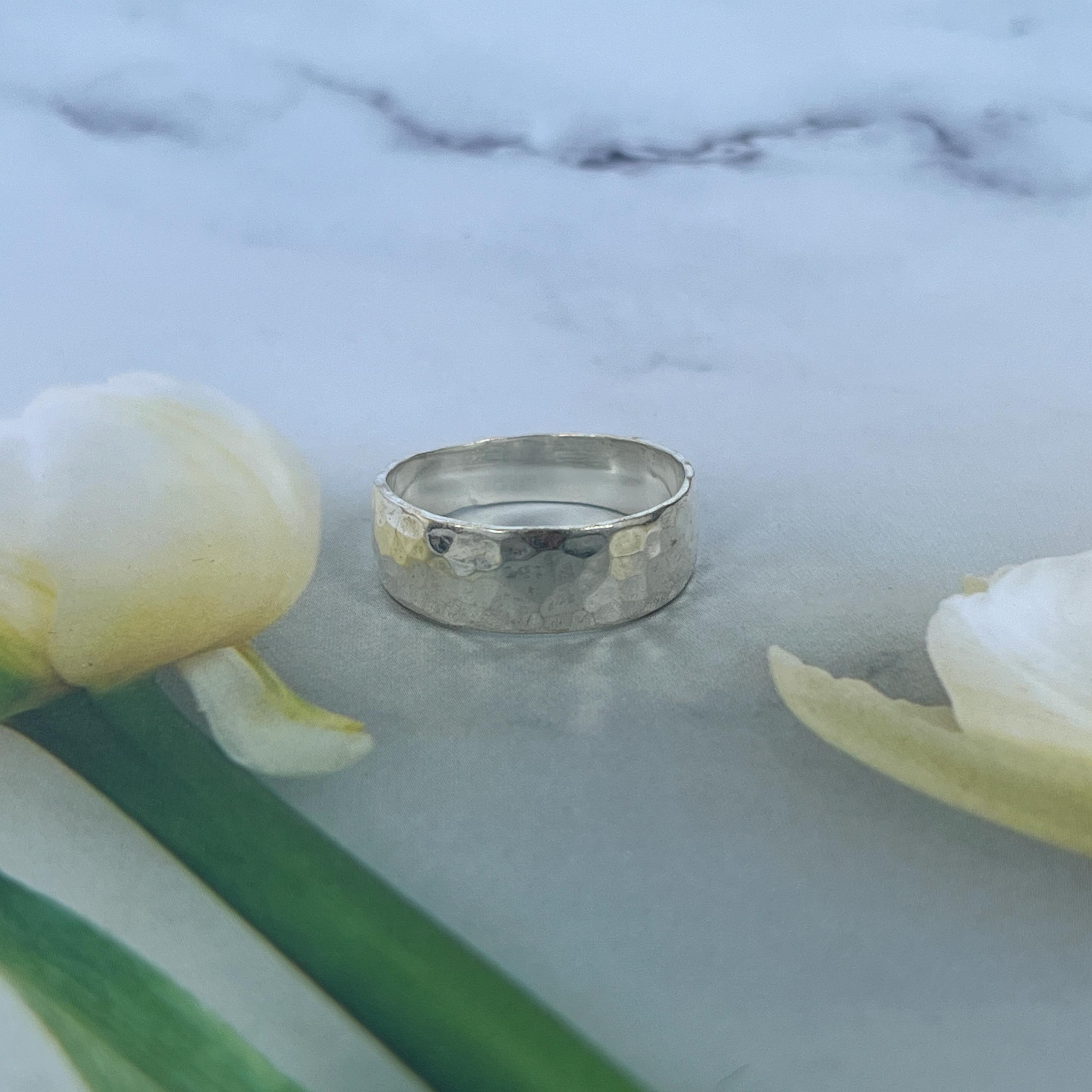 pewter ring Amber 三つ編みリング Pewter Rings - Etsy