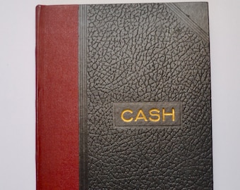 vintage cash ledger notebook journal