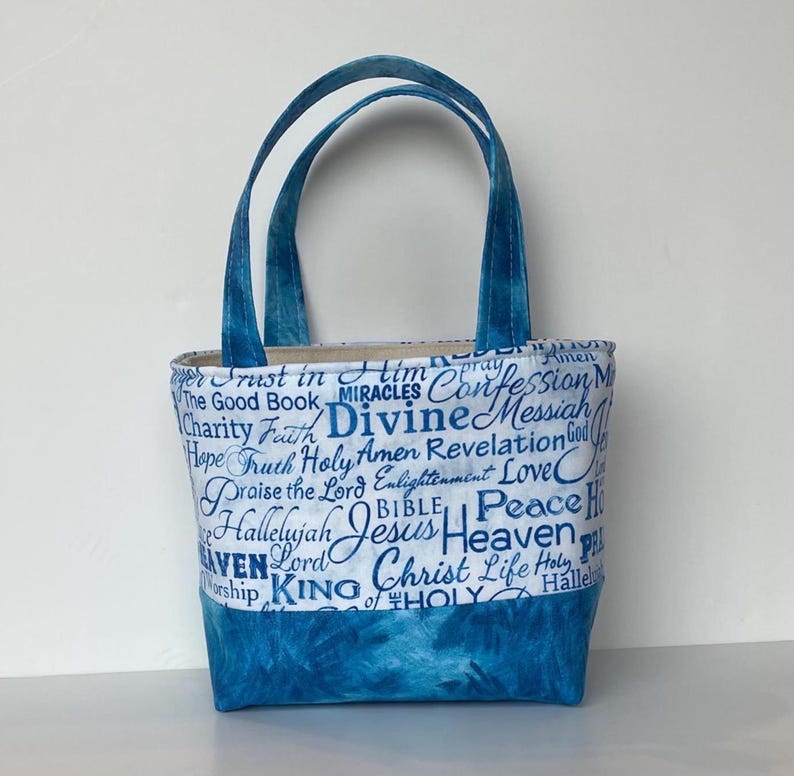 Scripture Bag Handmade Christian Scripture Tote Bag / LDS Scripture Bag / Bible Tote ...