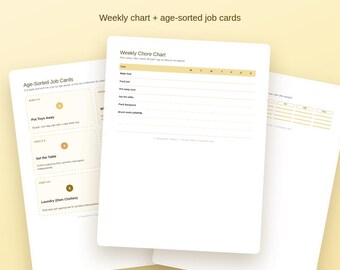 My Job Chart & Chore System Kit