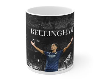 Jude Bellingham Mug | Ceramic Coffee Cup | Football Fan Gift | Real Madrid Inspired
