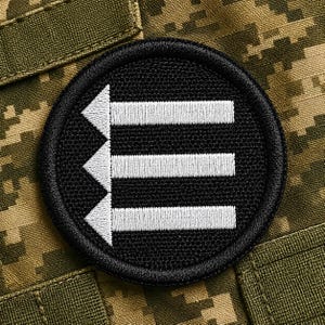 3 Arrows Tactical Patch, Combat Style Embroidered Arrow Patch, Iron On or Sew On Military Badge, Jacket, Backpack & Gear Patch
