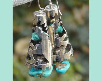 Wild Horse Turquoise Earrings