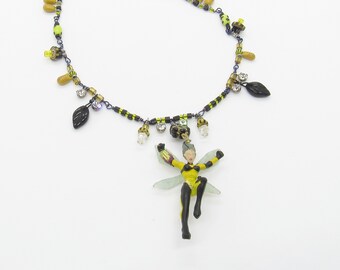 Queen Bee Super Hero necklace