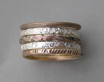 Stackable Textured Thin Bands