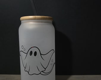 Ghost Ray Frosted Glass Tumbler