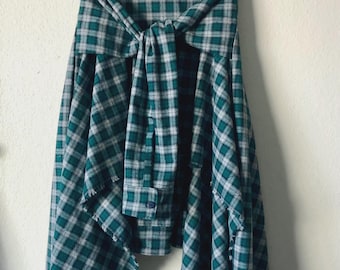 PRE-ORDER Bobby Skirt/ 90s inspired skirt/ 90s style/ flannel skirt/ flannel shirt/ skirt/ plaid skirt/ plaid/ flannel/