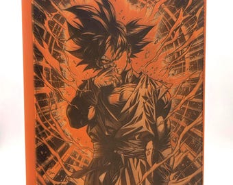 MintKeeper Goku Black Dragon Ball Custom Laser Engraved Binder 9 Pocket Super Vegeta Broly