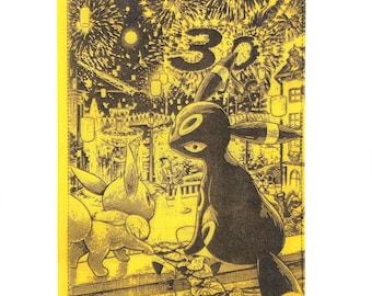 Vault X 30th Anniversary Custom Laser Engraved Binder Pokemon Umbreon Eevee