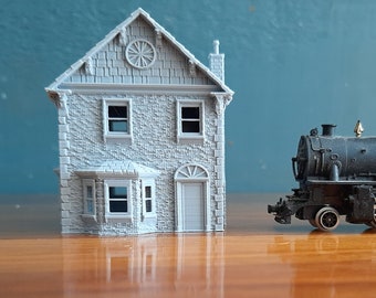 N scale Victorian house
