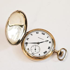Antique, Serviced, Burlington, 21 jewel hunter case pocket watch. Made 1919