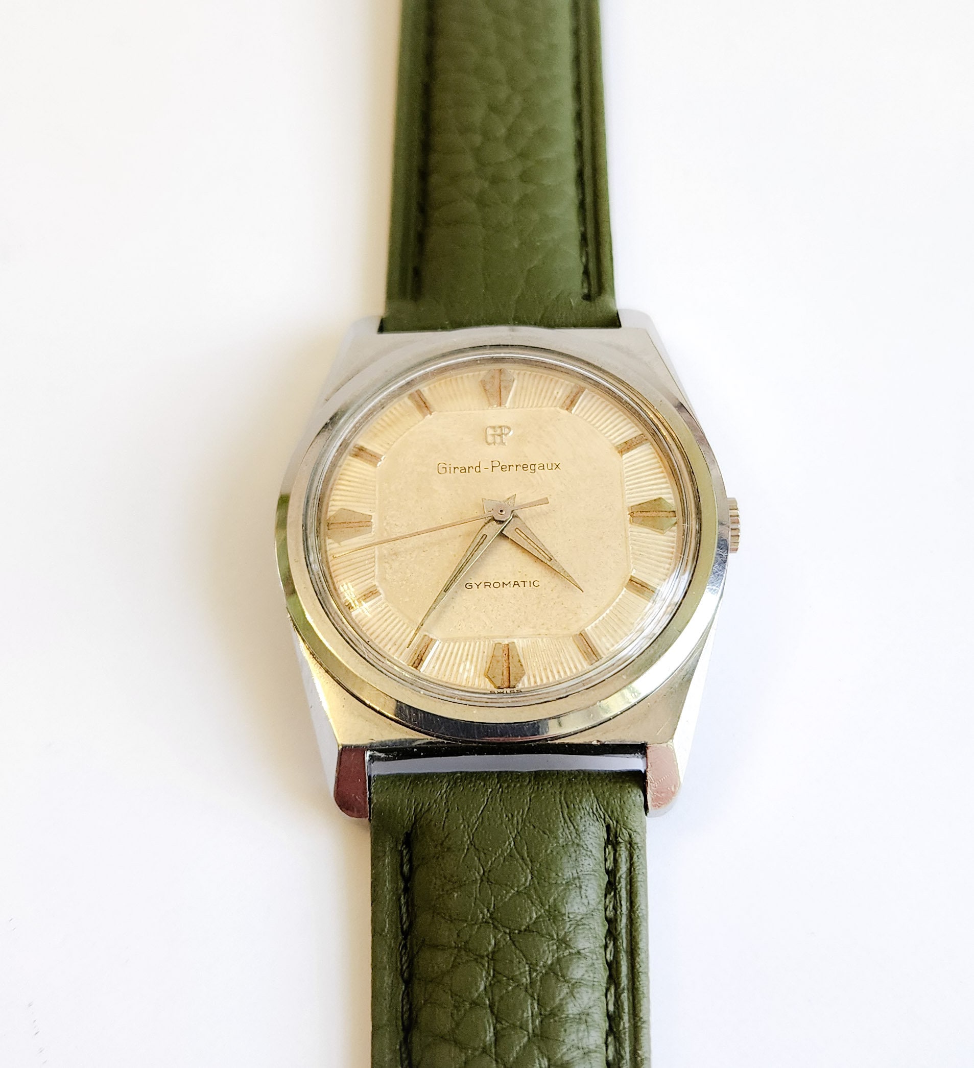 Near Mint, Serviced, Retro Wristwatch 17 Jewels, Girard- Perregaux