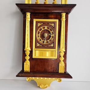 Novelty clock, modular, DIY kit, Collectible. Model Gothic1 (Gold)
