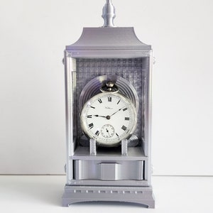 Antike, gewartete, Waltham 7 Jewels Taschenuhr, Sterling Silber, 1913