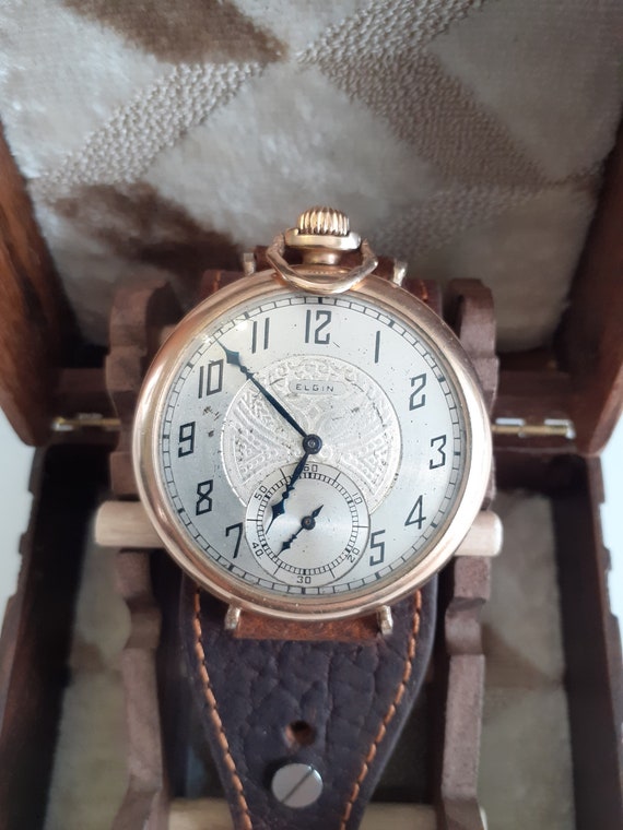 15 Jewel Elgin Pocket watch, conversion to wrist watc… Gem