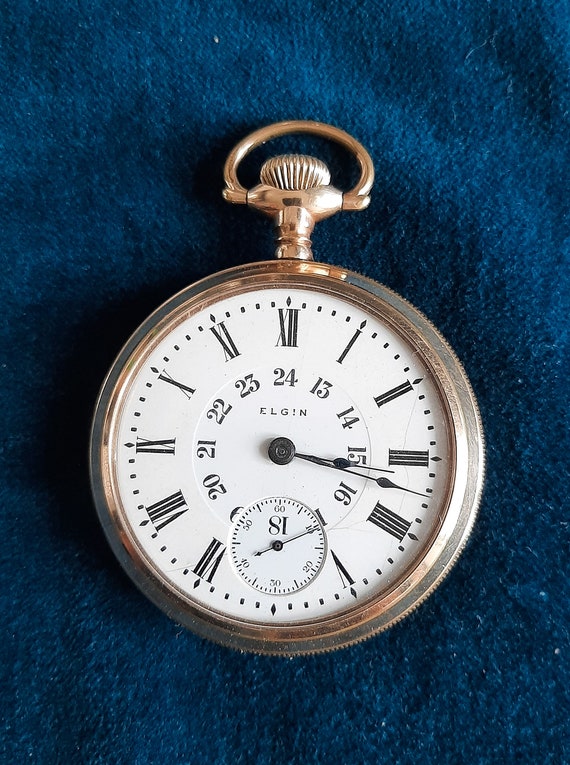 1909 elgin pocket watch hotsell