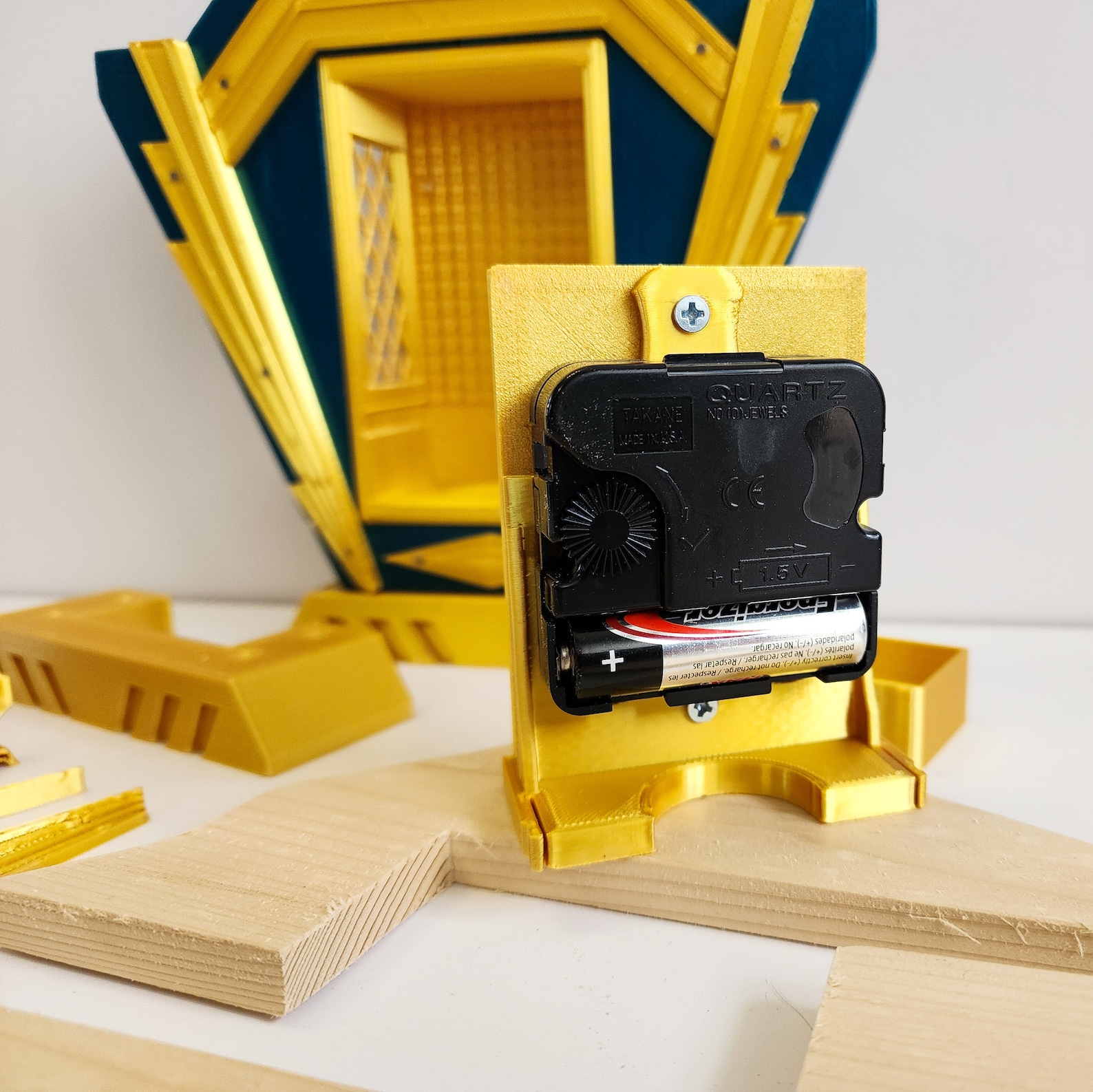 Novelty Clock, Modular, DIY Kit, Collectible. Model Art Deco gold - Etsy