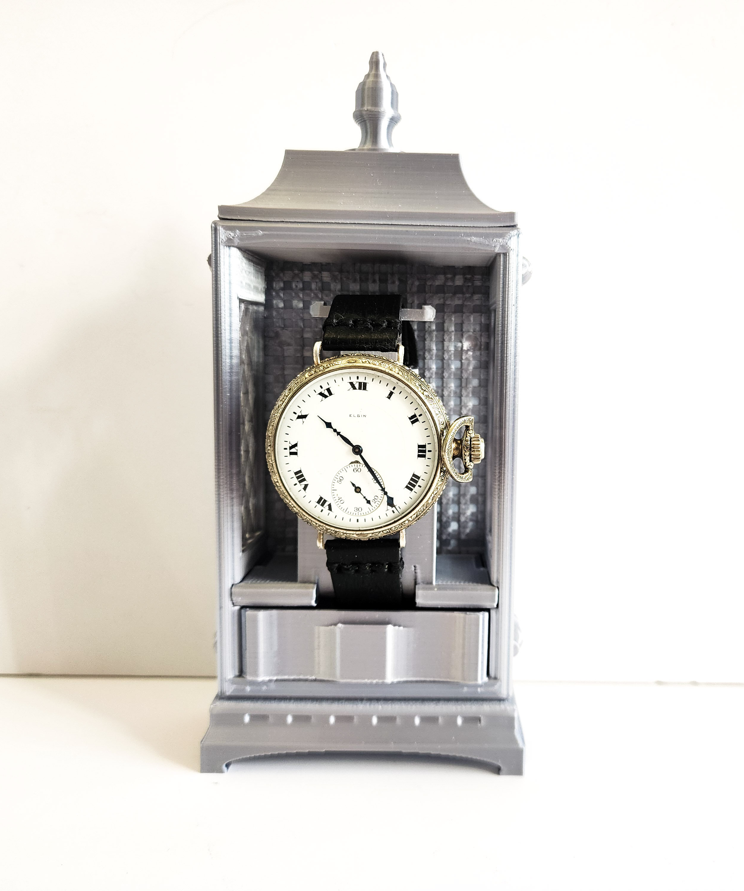 ELGIN 懐中時計 17石 USA製 アンティーク　1920年代 アンティーク、整備済み、17石エルジン懐中時計（腕時計に改造済み