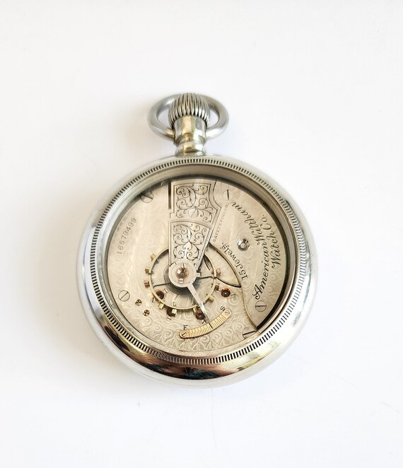 Antique, Serviced, Waltham Window Back 15 Jewel Pocket Watch. 1908