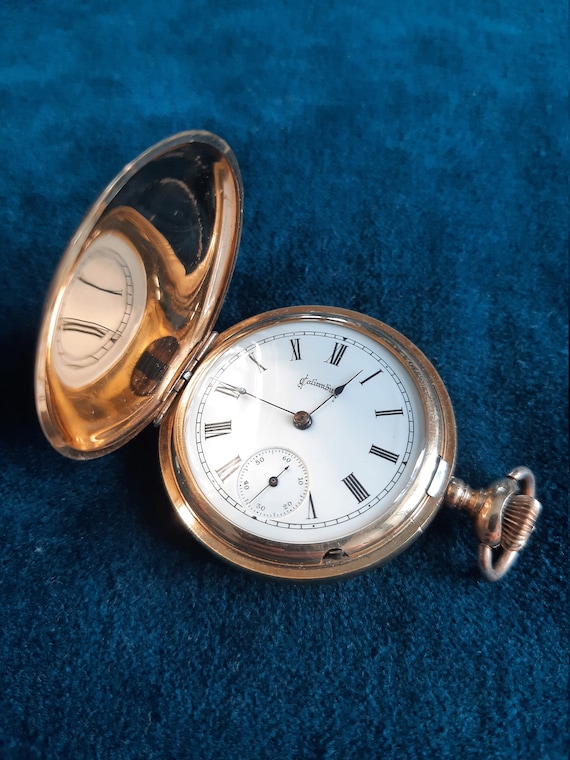 Hunter case pocket watch deals