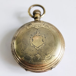 Antique, Serviced, 11 Jewel Rockford Huntercase Pocket Watch, 1881, bronze case