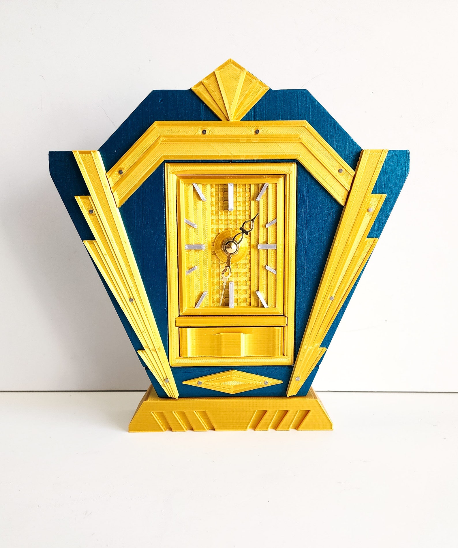 Novelty Clock, Modular, DIY Kit, Collectible. Model Art Deco (gold) - Etsy