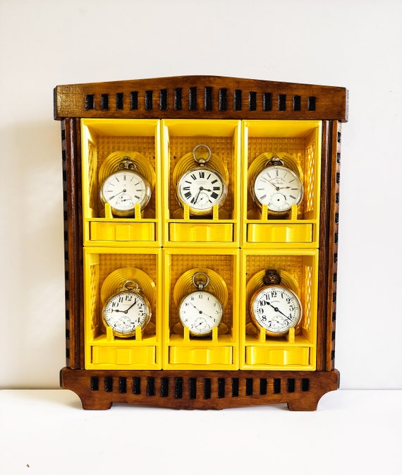 Pocket Watch Display Case Modular DIY Kit Collectible. Model Display Case gold Etsy