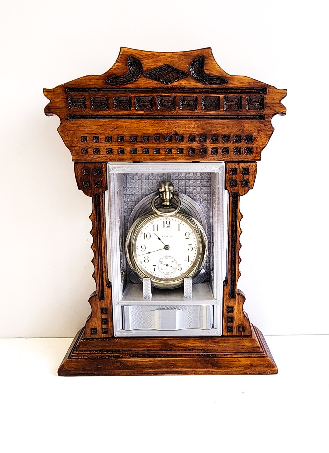Pocket Watch Display Case, Modular, DIY Kit, Collectible. Model