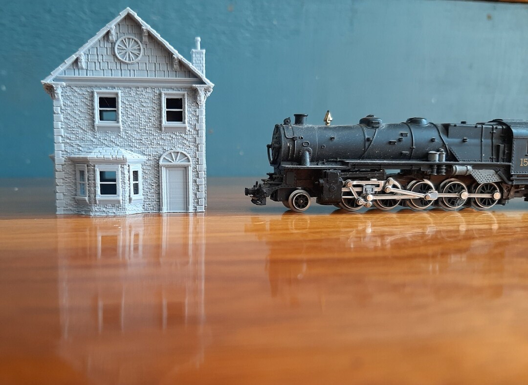 N Scale Victorian House Etsy