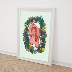 Feministisches Geschenk,feminist illustration,feminist art,body positiv,feminist print,illustration print,hand illustriert,girl power,mature