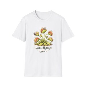 Venus Flytrap T-shirt: Köttätande växt Graphic Tee – Botanical Nature Apparel