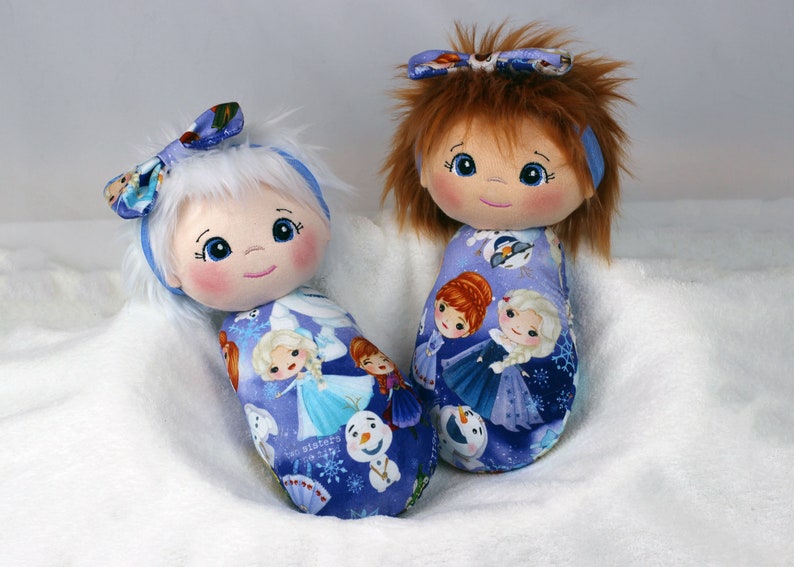 Handmade Princess cloth dolls swaddle baby dolls fabric Etsy
