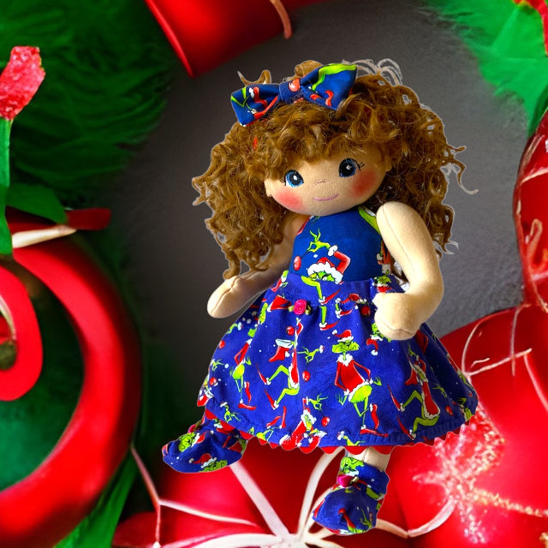 Soft Dolls With Hair Jointed Fabric Dolls Handmade Soft Doll Etsy