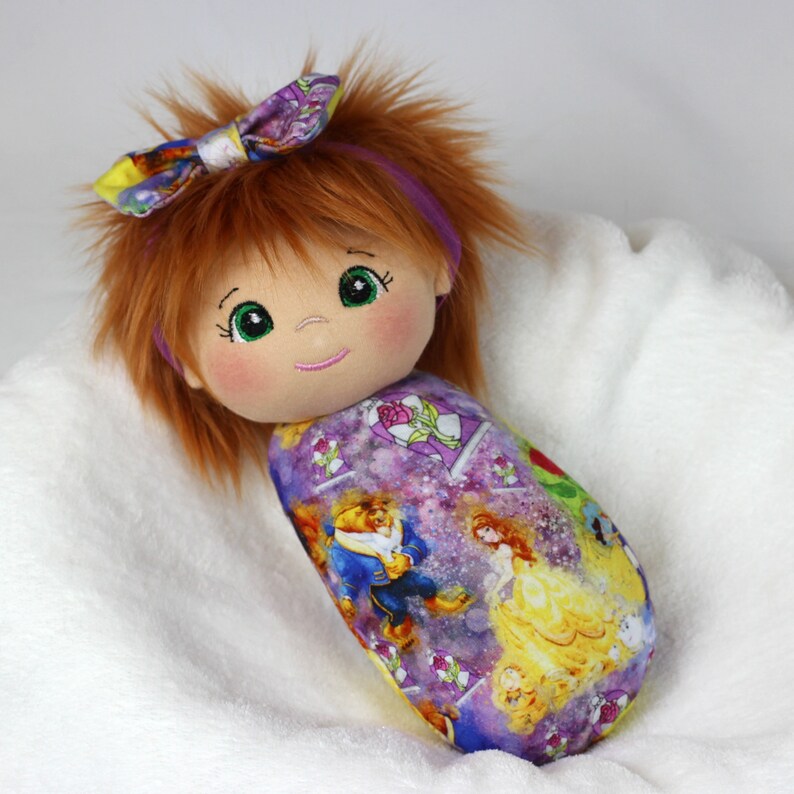 Fabric Doll Handmade Waldorf Inspired Cloth Doll Swaddle Etsy